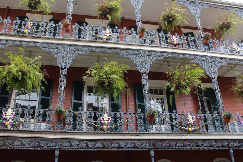 French Quarter shutters in New Orleans.