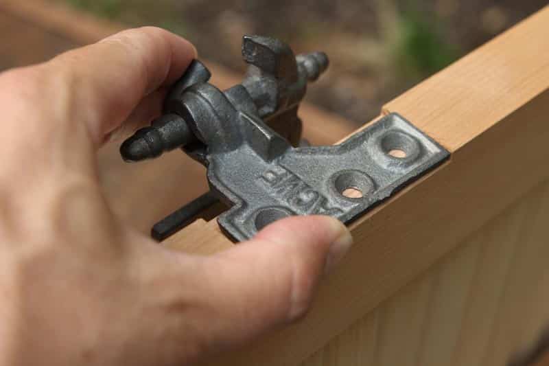 Acme Lull & Porter mortise hinge to install exterior shutters.