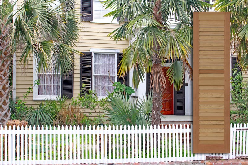 Exterior replacement shutters to match current shutters.