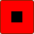 Hurricane warning flag.