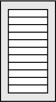 Bahama shutter with no sub-stiles.