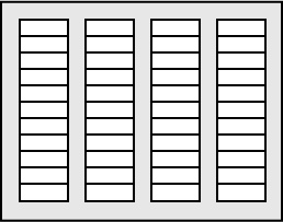 Outdoor Bermuda shutter with 3 vertical sub stiles.