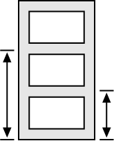 Multiple divider rails custom location on exterior shutter.